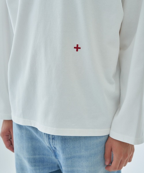 ESTNATION（エストネーション）の「aftersunshine / ボートネック ロングスリーブカットソー（Tシャツ/カットソー・メンズ・ネイビー/ホワイト・LARGE/MEDIUM）」の21枚目の写真