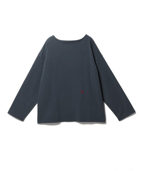 ESTNATION（エストネーション）の「aftersunshine / ボートネック ロングスリーブカットソー（Tシャツ/カットソー・メンズ・ネイビー/ホワイト・LARGE/MEDIUM）」の7枚目の写真
