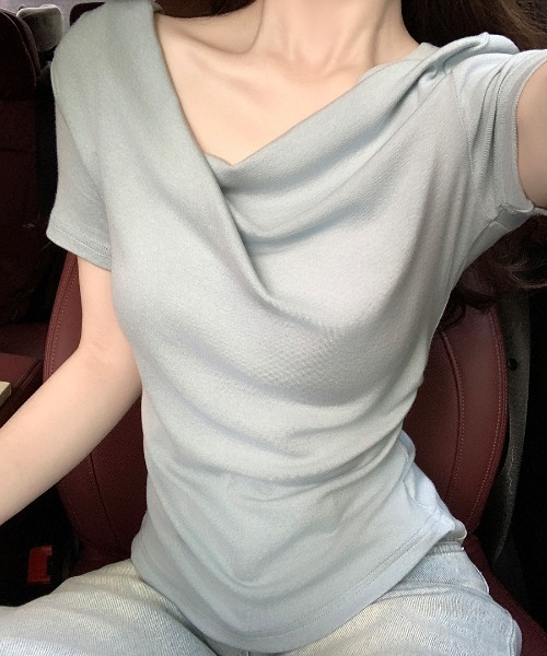 REBALANCE(リバランス)の「ドレープオフショルTシャツ(Tシャツ/カットソー・レディース・A/B/D/C・MEDIUM/SMALL)」の3枚目の写真