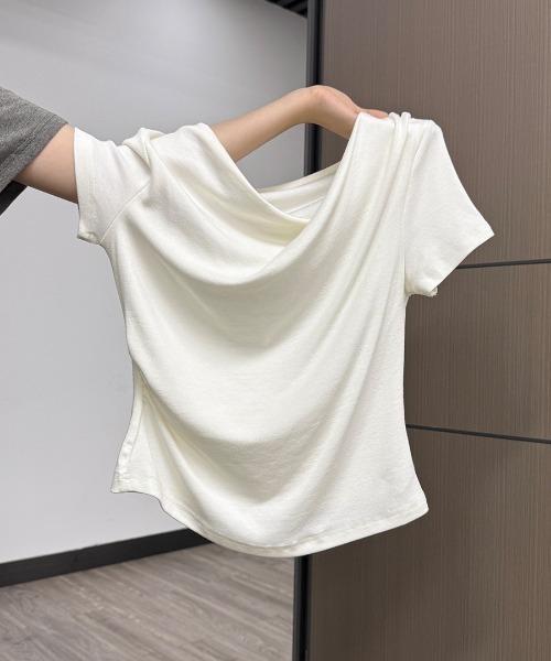 REBALANCE(リバランス)の「ドレープオフショルTシャツ(Tシャツ/カットソー・レディース・A/B/D/C・MEDIUM/SMALL)」の10枚目の写真