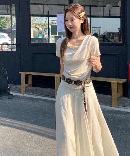 REBALANCE(リバランス)の「ドレープオフショルTシャツ(Tシャツ/カットソー・レディース・A/B/D/C・MEDIUM/SMALL)」の11枚目の写真