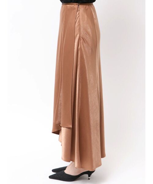 LAGUNAMOON（ラグナムーン）の「クロスレイヤードナロースカート（スカート・レディース・ブラウン/ミント/ベージュ/アイボリー・SMALL/MEDIUM）」の11枚目の写真