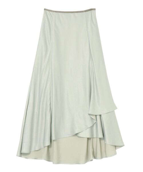 LAGUNAMOON（ラグナムーン）の「クロスレイヤードナロースカート（スカート・レディース・ブラウン/ミント/ベージュ/アイボリー・SMALL/MEDIUM）」の20枚目の写真