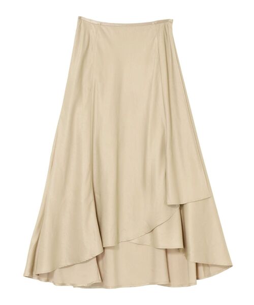 LAGUNAMOON（ラグナムーン）の「クロスレイヤードナロースカート（スカート・レディース・ブラウン/ミント/ベージュ/アイボリー・SMALL/MEDIUM）」の21枚目の写真