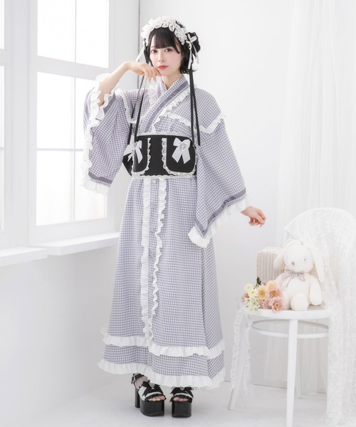 フリルリボンティアード浴衣（浴衣）｜DearMyLove（ディア