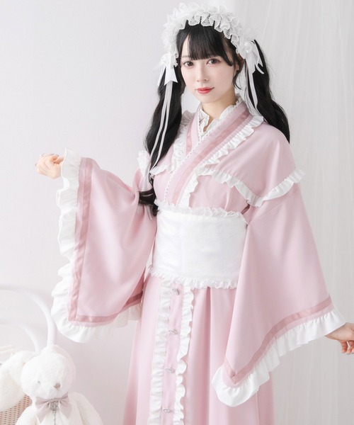 フリルリボンティアード浴衣（浴衣）｜DearMyLove（ディアマイラブ）の