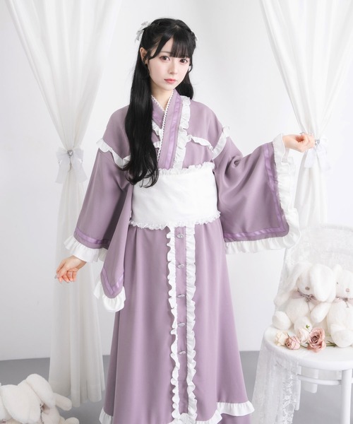 フリルリボンティアード浴衣（浴衣）｜DearMyLove（ディアマイラブ）の