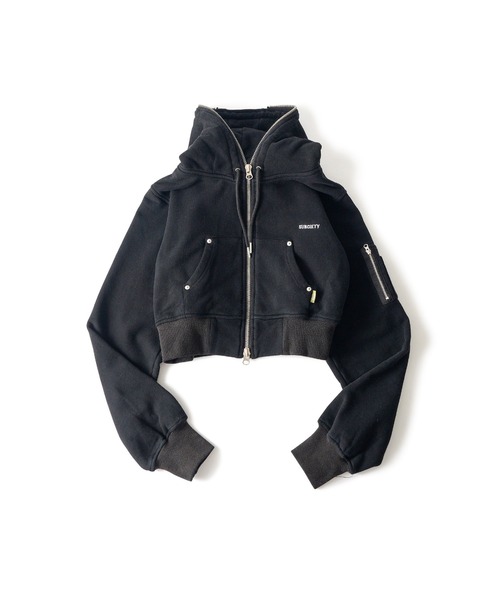 Subciety(サブサエティ)の「Full zip hoodie【WOMEN】(ベスト・レディース・グリーン/グレー/ブラック・FREE)」の15枚目の写真