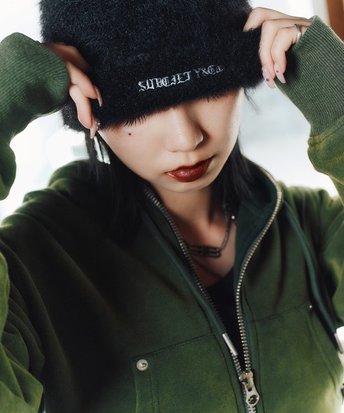 Subciety(サブサエティ)の「Full zip hoodie【WOMEN】(ベスト・レディース・グリーン/グレー/ブラック・FREE)」の8枚目の写真