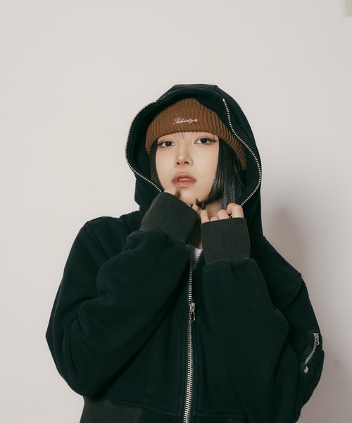 Subciety(サブサエティ)の「Full zip hoodie【WOMEN】(ベスト・レディース・グリーン/グレー/ブラック・FREE)」の12枚目の写真