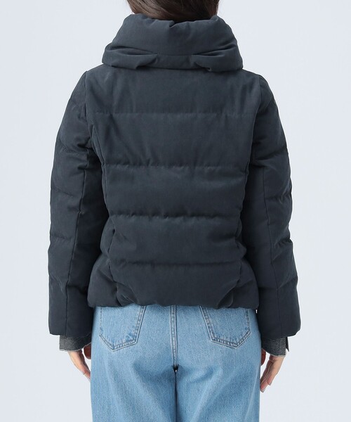 新品タグ付き＊BEAM SHEART ボリュームネックショートダウンS ネイビー BEAMS HEART（ビームス ハート） ダウンコート ダウンジャケット