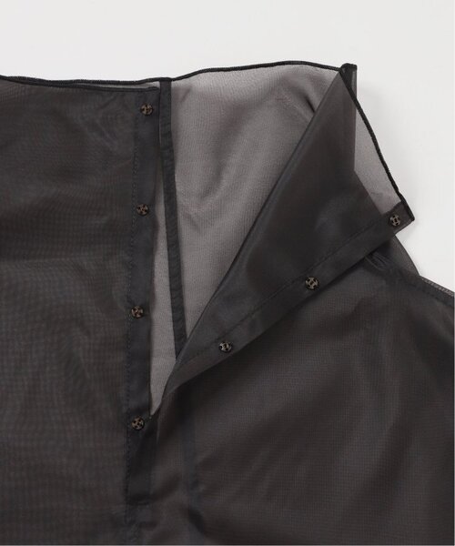VERMEIL par iena(ヴェルメイユパーイエナ)の「オーガンジーハイネックブラウス(シャツ/ブラウス・レディース・ブラック/チャコールグレー・FREE)」の16枚目の写真
