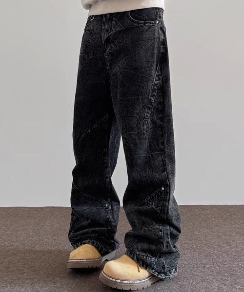 ROOPTOKYO(ループトウキョウ)の「ヴィンテージ加工デニムパンツ(デニムパンツ・メンズ・ブラック・L/M/S)」の15枚目の写真