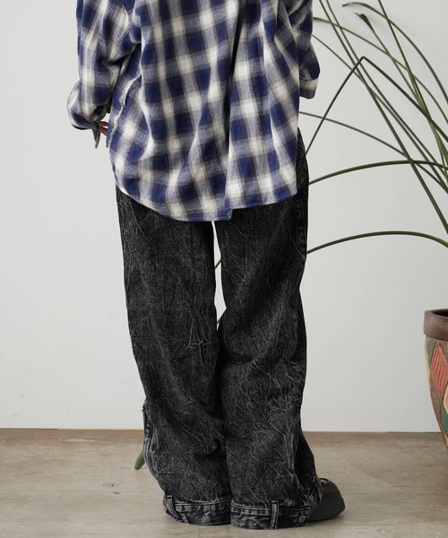 ROOPTOKYO(ループトウキョウ)の「ヴィンテージ加工デニムパンツ(デニムパンツ・メンズ・ブラック・L/M/S)」の14枚目の写真