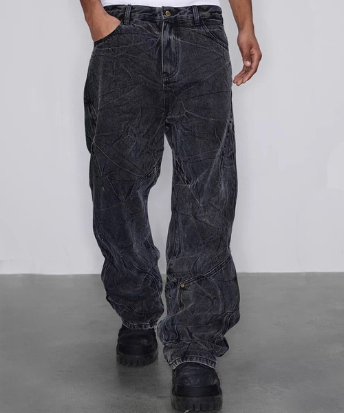 ROOPTOKYO(ループトウキョウ)の「ヴィンテージ加工デニムパンツ(デニムパンツ・メンズ・ブラック・L/M/S)」の18枚目の写真