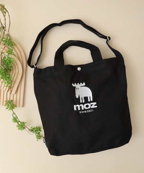 moz(モズ)の「moz 2WAYトートバッグ(トートバッグ・メンズ・ホワイト/グリーン/ブルー系その他/ブラック・FREE)」の3枚目の写真