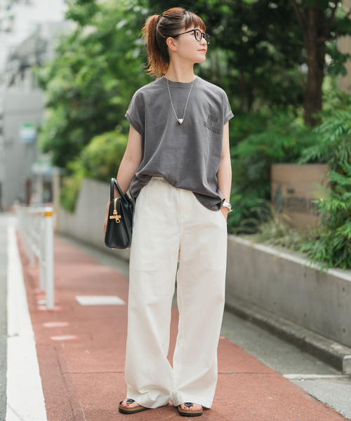 upper hights/アッパーハイツ 別注BIG NO SLEEVE（Tシャツ