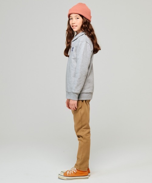 KRIFF MAYER Kid's Collection(クリフメイヤーキッズコレクション)の「【裏毛】コンチョボタンショールネックスウェット(スウェット・キッズ・ブラック/グレー/ブルー/レンガ・120/130/140/150/160/170)」の9枚目の写真