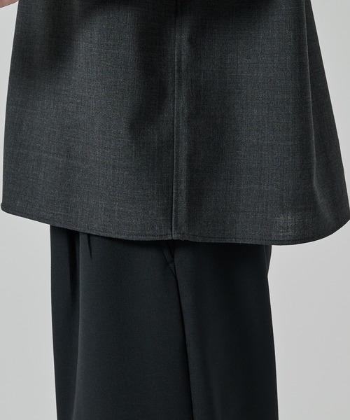 markaware（マーカウェア）の「【MARKAWARE/marka】別注 OPEN COLLAR S/S SHIRT（シャツ/ブラウス・メンズ・ダークグレー/ブラック・1/2）」の10枚目の写真