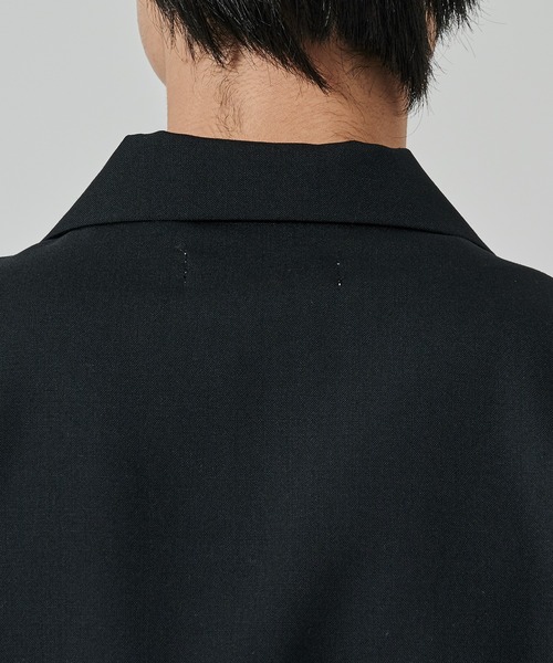 markaware（マーカウェア）の「【MARKAWARE/marka】別注 OPEN COLLAR S/S SHIRT（シャツ/ブラウス・メンズ・ダークグレー/ブラック・1/2）」の17枚目の写真