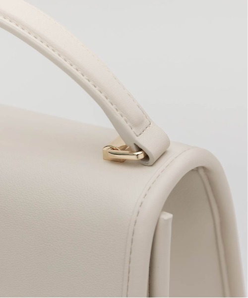 RANDA（ランダ）の「2WAYモノグラムデザインハンドバッグ（ハンドバッグ・レディース・アイボリー/ブラック/グレイッシュベージュ・FREE）」の20枚目の写真