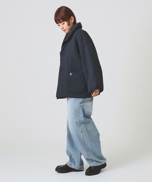 Ray BEAMS（レイビームス）の「【WEB限定】ORCIVAL / インサレーション ブルゾン（ブルゾン・レディース・ベージュ/ネイビー・1）」の10枚目の写真