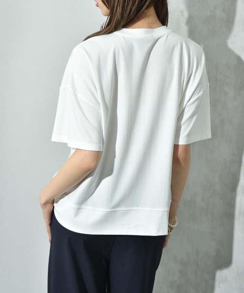 INTERPLANET(インタープラネット)の「アートロゴTシャツ(Tシャツ/カットソー・レディース・オフホワイト/ブラック・FREE)」の9枚目の写真