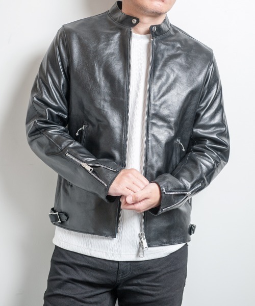 セール】SILVER STONE(シルバーストーン)ラムレザー シングル