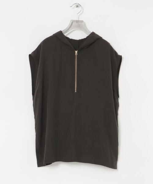 URBAN RESEARCH（アーバンリサーチ）の「キュプラレーヨンフーディトップス（Tシャツ/カットソー・レディース・ブラウン/ベージュ・FREE）」の13枚目の写真