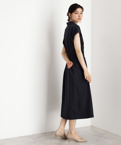 THE SHOP TK （ザ ショップ ティーケー ）の「サッカーワンピース【洗濯機OK/UVカット】（ワンピース・レディース・チャコール/ネイビー/カーキ・13/12）」の16枚目の写真