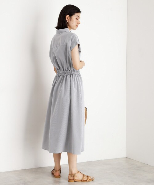 THE SHOP TK （ザ ショップ ティーケー ）の「サッカーワンピース【洗濯機OK/UVカット】（ワンピース・レディース・チャコール/ネイビー/カーキ・13/12）」の20枚目の写真