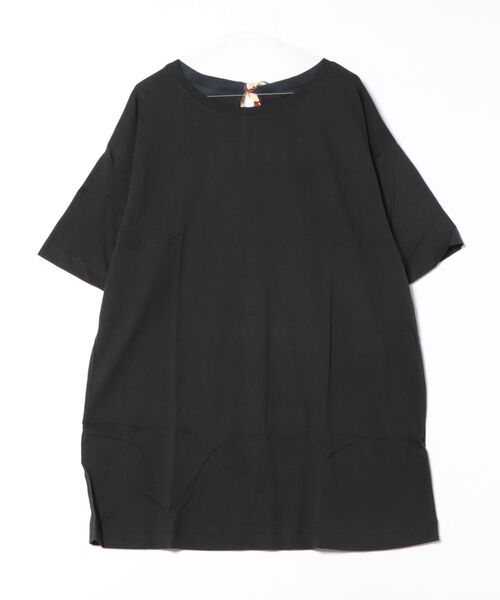 MARKEY'S（マーキーズ）の「バックスリットビッグＴシャツ/おとな（Tシャツ/カットソー・レディース・オレンジ/オフホワイト/ブラック・160cm）」の3枚目の写真