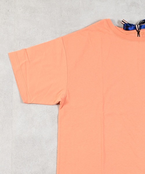 MARKEY'S（マーキーズ）の「バックスリットビッグＴシャツ/おとな（Tシャツ/カットソー・レディース・オレンジ/オフホワイト/ブラック・160cm）」の12枚目の写真