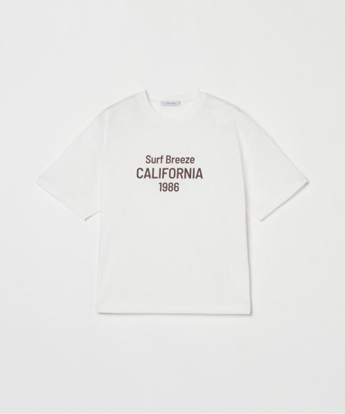 HELIOPOLE(エリオポール)の「CALIFORNIA LOGO TEE(Tシャツ/カットソー・レディース・ホワイト/イエロー/ネイビー・38)」の7枚目の写真