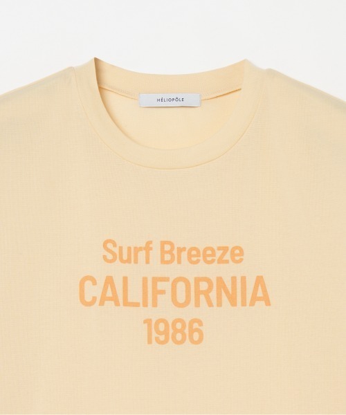 HELIOPOLE(エリオポール)の「CALIFORNIA LOGO TEE(Tシャツ/カットソー・レディース・ホワイト/イエロー/ネイビー・38)」の9枚目の写真