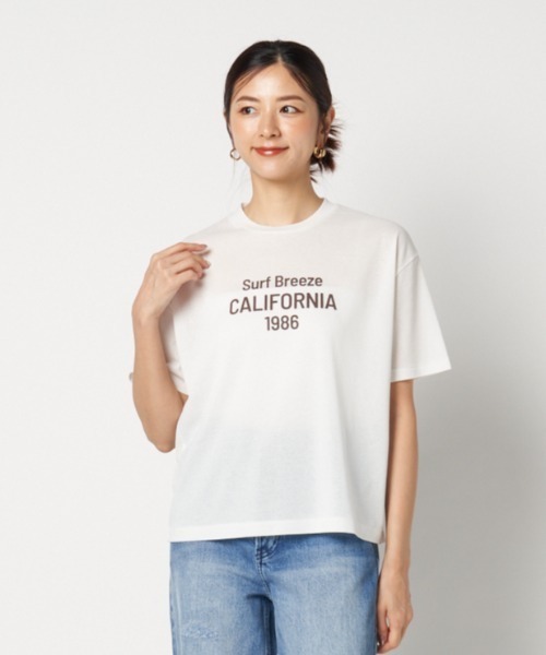 HELIOPOLE(エリオポール)の「CALIFORNIA LOGO TEE(Tシャツ/カットソー・レディース・ホワイト/イエロー/ネイビー・38)」の16枚目の写真
