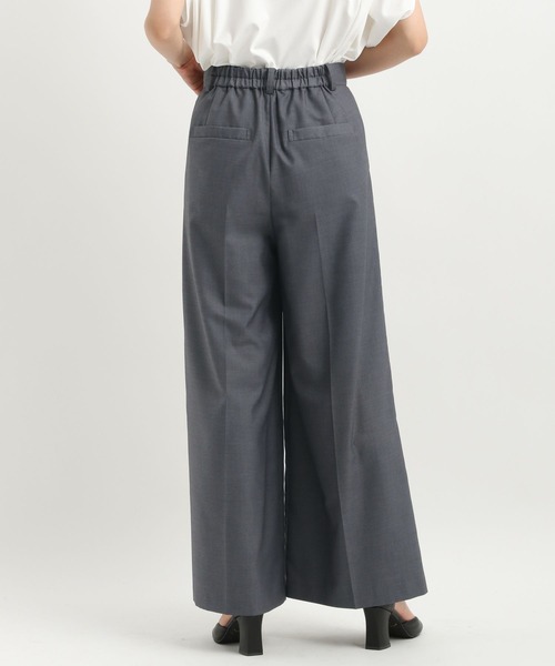 Andemiu（アンデミュウ）の「タックワイドパンツ579804（スラックス・レディース・アイボリー/ブラック/チャコールグレー・SMALL/MEDIUM）」の20枚目の写真