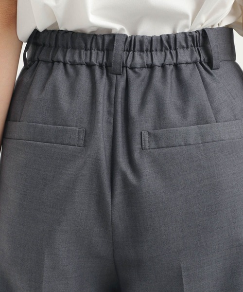 Andemiu（アンデミュウ）の「タックワイドパンツ579804（スラックス・レディース・アイボリー/ブラック/チャコールグレー・SMALL/MEDIUM）」の4枚目の写真