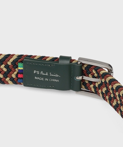 PS ポールスミス カーコート ラムレザー М ブラウン チェック ベルト