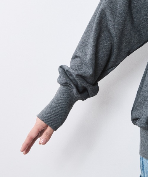 CHIC STYLE（シックスタイル）の「スウェットシャツ＜大きいサイズ有＞シックスタイル（シャツ/ブラウス・レディース・ブラウン/杢グレー/ネイビー・5L/4L/3L/LL/L/M）」の18枚目の写真