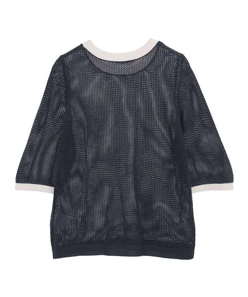メッシュニットリンガーTシャツ（ニット/セーター）｜AMERICAN