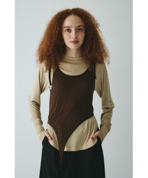 Sheer layreard cut tops シアーレイヤードカットトップス