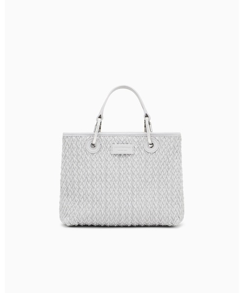 EMPORIO ARMANI（エンポリオアルマーニ）の「【エンポリオ アルマーニ】MyEA ショッパー キルティング仕上げ スモール（トートバッグ・レディース・ブラック/ライトグレー・FREE）」の2枚目の写真