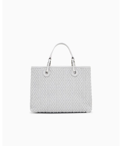 EMPORIO ARMANI（エンポリオアルマーニ）の「【エンポリオ アルマーニ】MyEA ショッパー キルティング仕上げ スモール（トートバッグ・レディース・ブラック/ライトグレー・FREE）」の4枚目の写真