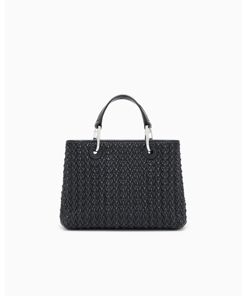 EMPORIO ARMANI（エンポリオアルマーニ）の「【エンポリオ アルマーニ】MyEA ショッパー キルティング仕上げ スモール（トートバッグ・レディース・ブラック/ライトグレー・FREE）」の9枚目の写真