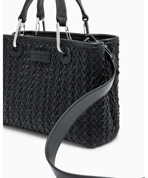 EMPORIO ARMANI（エンポリオアルマーニ）の「【エンポリオ アルマーニ】MyEA ショッパー キルティング仕上げ スモール（トートバッグ・レディース・ブラック/ライトグレー・FREE）」の12枚目の写真