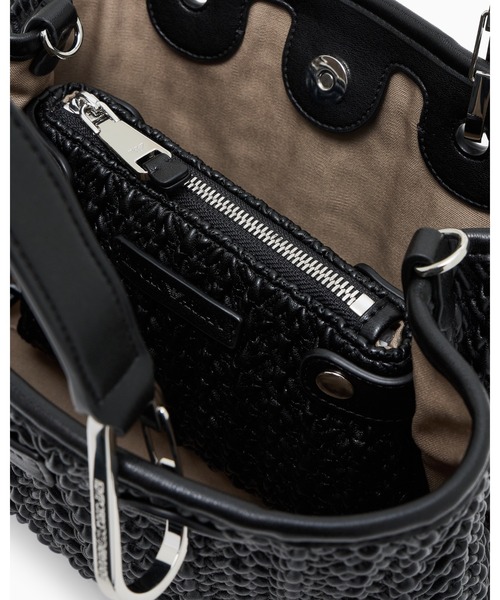 EMPORIO ARMANI（エンポリオアルマーニ）の「【エンポリオ アルマーニ】MyEA ショッパー キルティング仕上げ スモール（トートバッグ・レディース・ブラック/ライトグレー・FREE）」の10枚目の写真