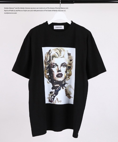 DISCOVERED（ディスカバード）の「mt9892-MARILYN MONROE TEE (TAKESHI MASADA) Tシャツ(DC-SS26-CU-15)（Tシャツ/カットソー・メンズ・ホワイト/ブラック・1/2/3/4）」の2枚目の写真