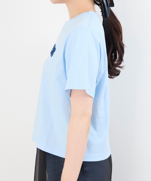 SPORTY&RICH(スポーティアンドリッチ)の「【SPORTY & RICH】"WELLNESS CLUB"ロゴプリントTシャツ(Tシャツ/カットソー・レディース・サックスブルー・S)」の4枚目の写真