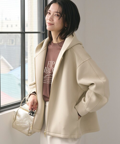 ダンボールフーディーコートベージュ『新品未使用』 セール】ダンボール ジップ フーディ（パーカー）｜green label